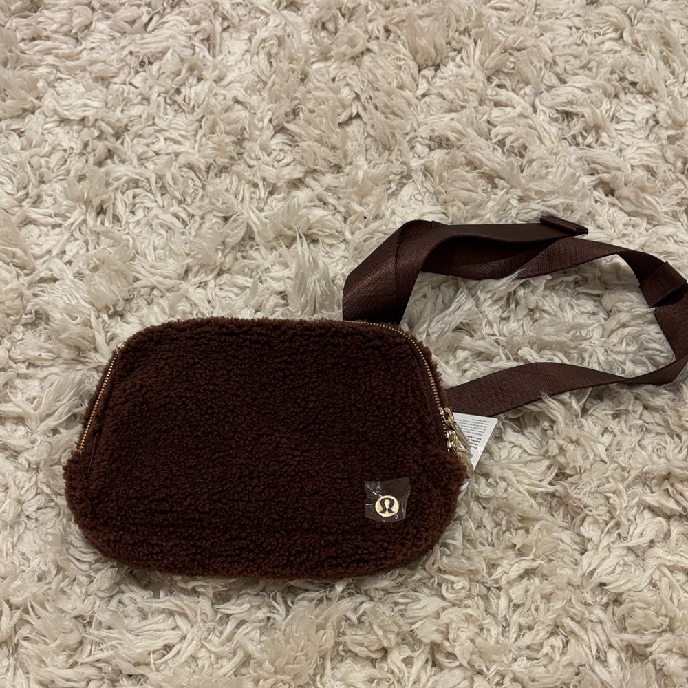 Brown Sherpa Lululemon Belt Bag